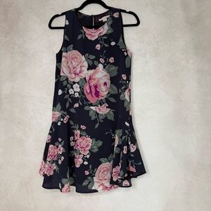 C&E Floral Sleeveless Mini Dress